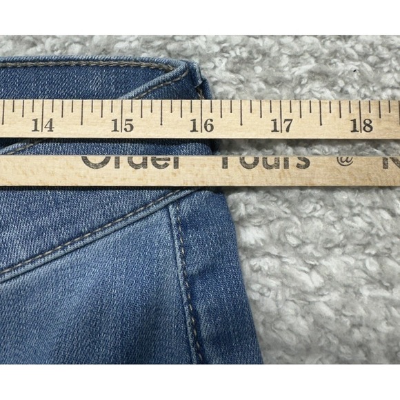 Lucky Brand Jeans Women's 12/31 (32X32) Stevie High Rise Flare Medium Wash Retro - Picture 9 of 10